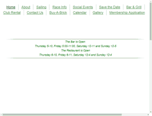 Tablet Screenshot of greenpondyachtclub.com